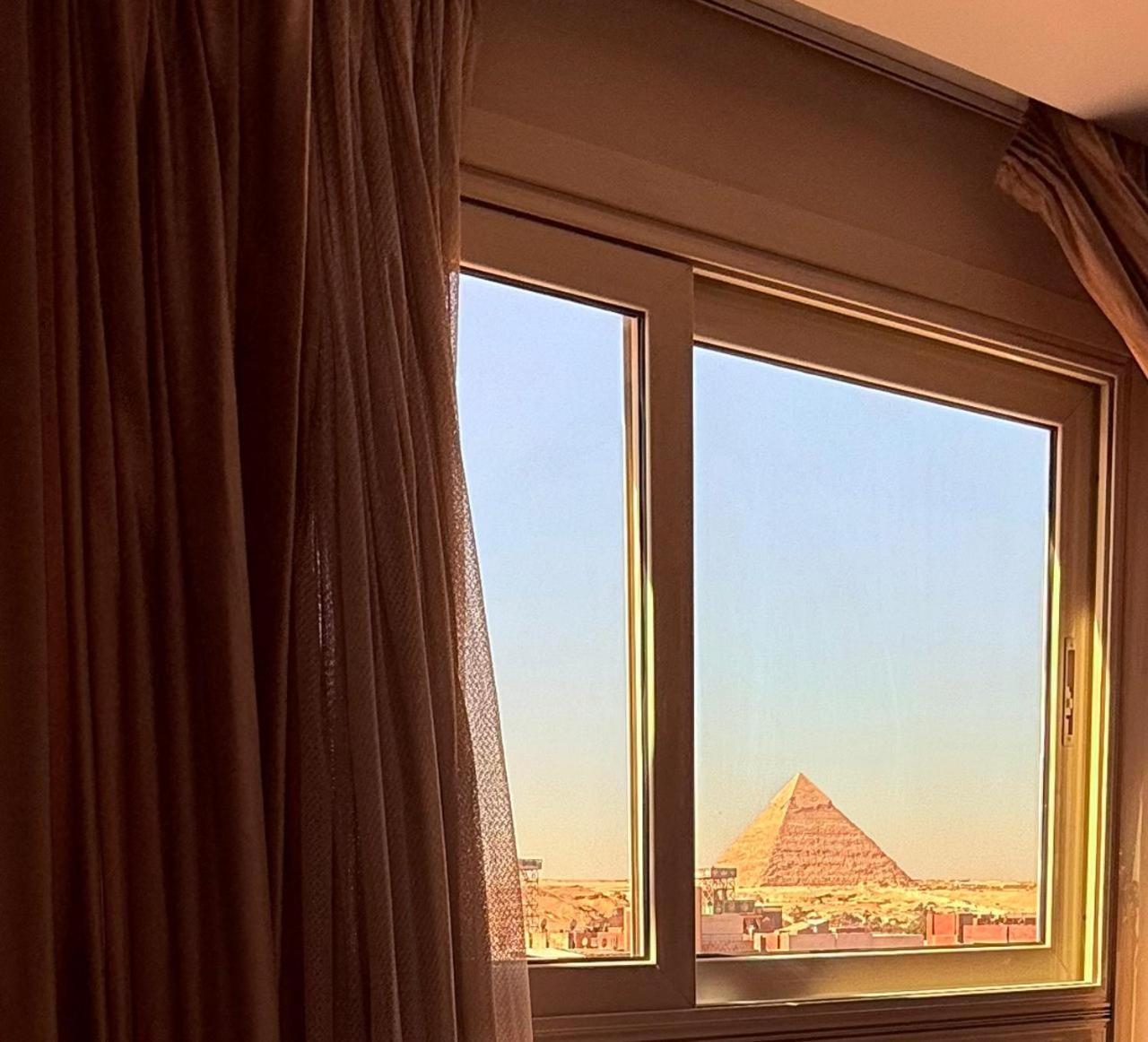 Topaz Pyramids View Inn Kafret el-Gabal Esterno foto